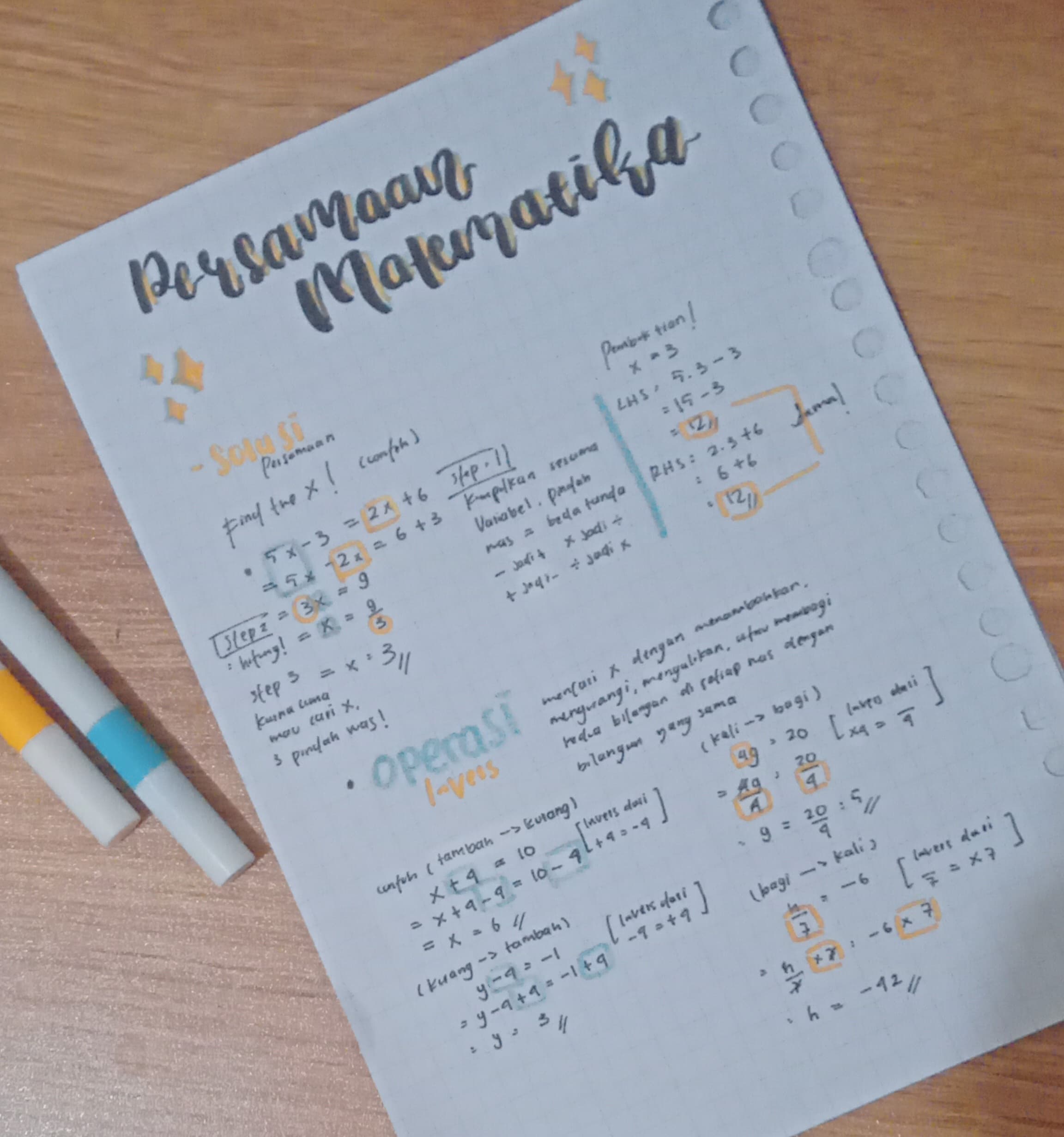 Persamaan Matematika